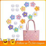 Rubber Beach  Rubber Beach  Accessories Inserts,Daisy Flower Bag Charms for