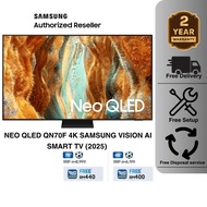 Samsung 65" 75" Inch NEO QLED (QN70F) 4K UHD 144Hz Smart TV with Quantum Mini LED QA65QN70FAKXXM QA7