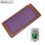 Infrared Heating Amethyst Mat PEMF Photon Hot Stone Therapy Massage Pad Natural Bio-Crystal Jade For