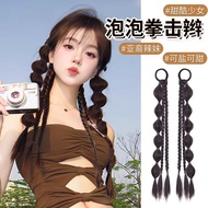 Girls Use Fake Braids Hair Accessories, Dopamine Twist Braids, Bubble Braids, Ponytail Braids, Long 