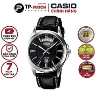 Đồng Hồ Nam Dây Da Casio Standard MTP-1381L-1A Chính Hãng - MTP-1381L-1AVDF