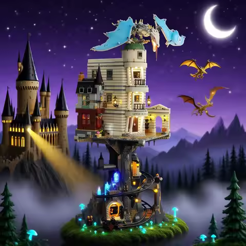 LED Light (No Model) For LEGO 76417 Harry Potter Gringotts Wizarding Bank-Collectors’Edition Buildin