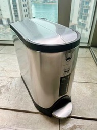 【減價 】Simplehuman 10L 不銹鋼蝴蝶開蓋腳踏垃圾桶