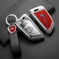 New carbon fiber Car Key Case Cover Key Bag For Bmw F20 G20 G30 X1 X3 X4 X5 G05 X6 Accessories Car-Styling Holder Shell Keychain Protection