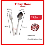 TSMaster 12Pcs Stainless Steel Economic Type Fork And Spoon / Sudu Garpu  925