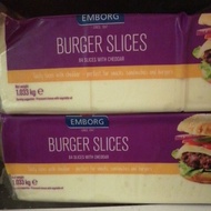 Emborg Burger Cheese Slices Keju 84 slices