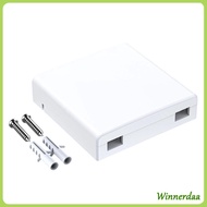 WIN Networking Fiber Opt Wall Panel Plate for Heat Dissipation Supporting 86 Type Standard Fiber Opt