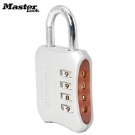 Master Lock 4 Digit Password Safety Lock Zinc Alloy Combination Travel Security Safe Code Lock Combination Padlock Wide Shackle