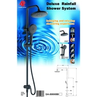 ADL Deluxe Rainfall  Black Series Shower System SA8866BB