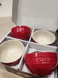 Staub 12cm 碗 (1套4隻 - 紅色) Ceramique Ramekins Set
