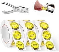 Pack of 1500 Test Badge "Next Test" 20 mm with Punch Pliers Paper, TÜV Badge, Dguv V3 Test Badges, T