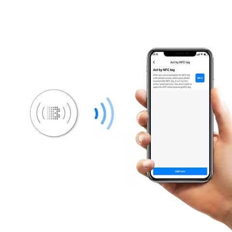 BroadLink SRN1 NFC Stickers Works Great with Android and iOS 30mm*1mm Office and Home Products 5pcs/