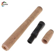 chulisia Fishing Rod Cork Handle DIY Straight Handle Pole Cork Handle Set for Casting Rod, Rod 1 Set