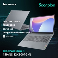Lenovo IdeaPad Slim 3 15IAN8 82XB007GMJ Laptop(Aeon Credit Services-36 Monthly Installments)