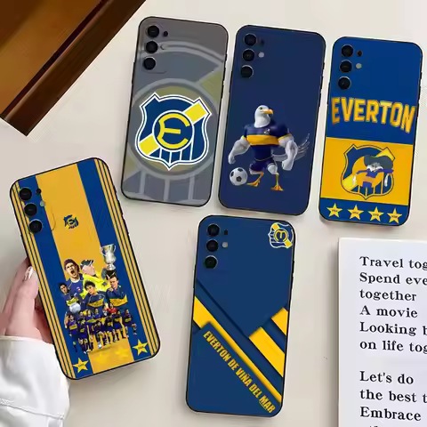 E-Everton de V-Vina del Mar pattern Phone Case For Samsung S25,S24,S21,S22,S23,S30,Ultra,S20,Plus,Fe