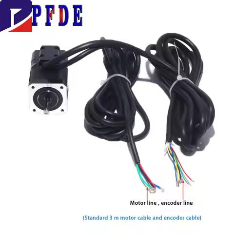 Nema 17 Hybrid Closed-loop Stepper Motor 0.55nm 0.7nm Servo Motor HBS57S Driver 2-phase 4-wire Stepp