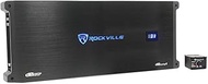 Rockville dBcomp4 Competition 3000W Mono 1-Ohm Car Amplifier, Dyno-Certified, MOSFET, Adjustable Cro