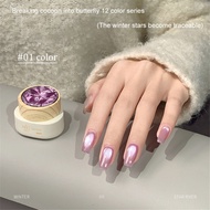 【พร้อมส่ง】Annies Cocoon-to-butterfly Series Cat&#39s Eye Nail Gel Glass Bead Cats Eye Phototherap