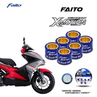FAITO racing clutch roller Bush Teflon Material EGO EGOs EGO LC NOUVO 8G 10G 15x12MM Scooter Clutch 