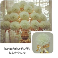 Bunga telur kembang * bunga telur fluffy bulat * Bunga Pahar Pelamin * Bunga Telur Handmade * Bunga 