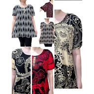 WOMEN PLUS SIZE BLOUSE/BAJU BLOUSE SIZE BESAR/PLUS SIZE BLOUSE/BIG SIZE BLOUSE GOOD QUALITY READY ST