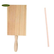 Italian Gnocchi Board Wood Kitchen Baking Tool Pasta Maker Professional