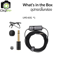 Godox Microphone LMS-60G Dual Omnidirectional Lavalier - Camera & Smartphone (Vlogger Live Streame)