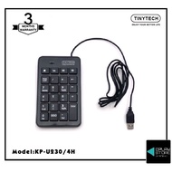 TINYTECH USB Plug And Play Numerical Keypad KP-U230/4H With 4 Office Hotkeys [READY STOCK]