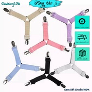 Combo of 4 CONVENIENT anti-movement bed sheet clips B52