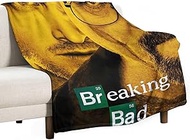 Breaking Bad TV Show Throw Blankets Flannel Fleece for Couch Bed Cozy Sofa Plush Soft 100x130cm(40x50in)