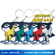 Bestdive Shark Keychain Diving Fins Fins Keychain ORCA Sea Turtle Buckle