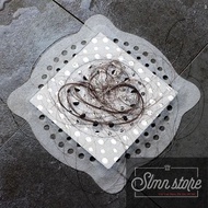 Anti-clogging floor drain filter sticker 10x10cm. SD3-MDCong
