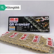 🔥RKM CHAIN RANTAI 415 HSBT 132 L LC135 /Y15 /RS150 /WAVE /EX5