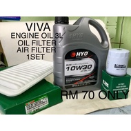 VIVA Engine oil 3L+Oil filter+Air filter