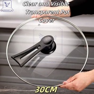 Manchester 30CM Universal Glass Lid For Frying Pan Fry Pan Replacement Pot Lid