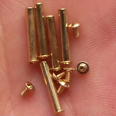 5pcs Golden/Silver Universal Replacement Metal Screw Rivet For IMCO 6700/6800 Kerosene Gasoline Ligh