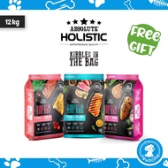 [FREE* Dental Chew] Absolute Holistic Kibbles in the Bag Hypoallergenic Dry Dog Food 12kg