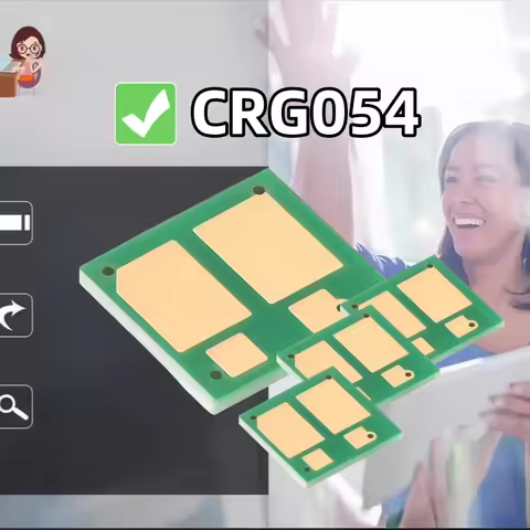 8 PCS CRG054 Toner Chip For Canon imageCLASS iC MF641Cw MF643Cdw MF645Cx LBP621Cw LBP623Cdn LBP623Cd