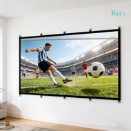 Mary D Rings Fast Setups Foldable Projectors Screen 16 9 Aspect Ratio Polyester Material For Movie A