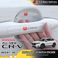 HONDA CRV Car Door Handle Protector Inner Bowl Transparent Anti Scratch Sticker CR-V G6 Accessories 