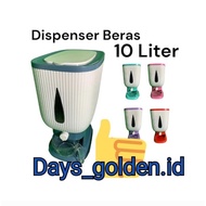 10 LITER RICE DISPENSER (AUTOMATIC RICE STORAGE CONTAINER) RICE DISPENSER