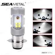 SEAMETAL Lampu Led Motor Depan Lampu Led Motor Beat Bohlam Lampu Depan Sepeda Motor Led Canbus H6 Dc