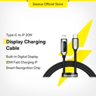 Baseus 20W PD Digital Display Fast Charging USB C Cable Compatible for iPhone 12 11 Pro Max XR