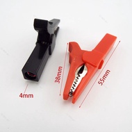 55mm Crocodile Clamp Probe Alligator Clip Electric DIY Clips Test Probe Socket Cable Insulated for 4