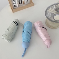 Sun umbrella with SPF50+ index, anti-infrared rays, plain color, super small, comes with a luxurious