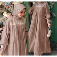 Z1 REAL PIC!! CLARA DRESS SHIMMER GAMIS SHIMMER JUMBO SEQUIN LUXURY MUSLIM PARTY DRESS