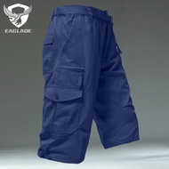 EAGLADE Cargo Shorts Pants for Men in Navy Blue J10