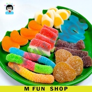 120gm Campuran Hepin Gummy Candy Perisa Buah Animasi & Pek Penguji Reka Bentuk Makanan