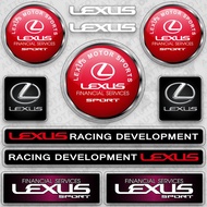 Lexus F Sport Racing Development Car Logo Sticker Vinyl  Decal Stripes Decor