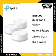 TP-LINK Deco BE25 BE5000 Whole Home Mesh WiFi 7 System Router